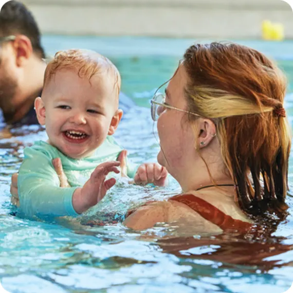 Parent Child Swim Button